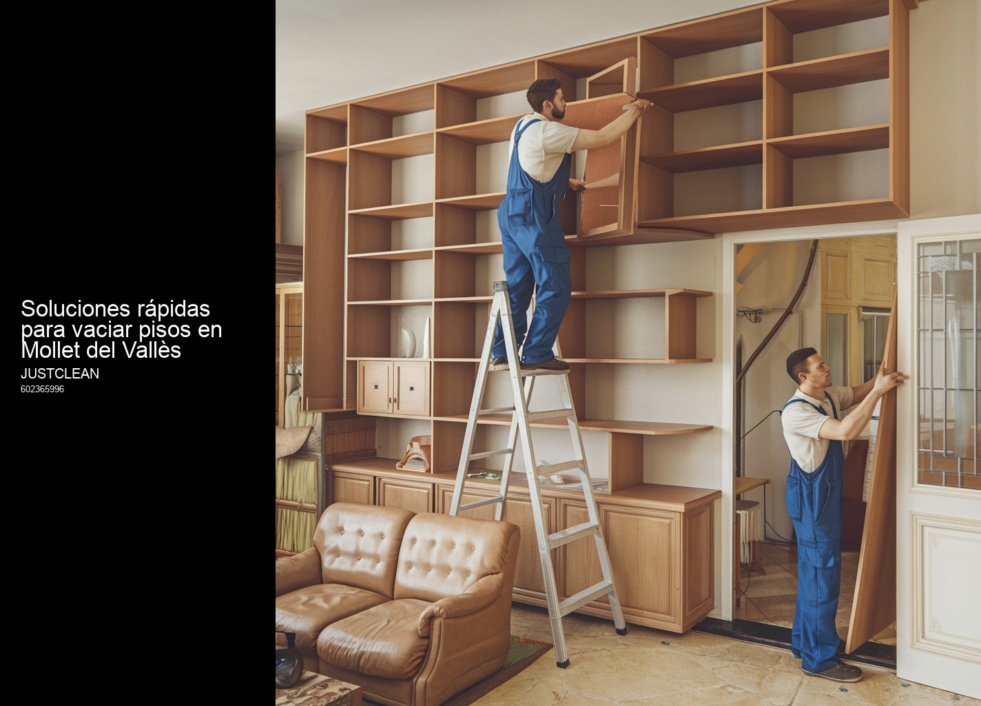 Cómo contactar con JustClean para vender tus muebles usados en Mollet del Vallès