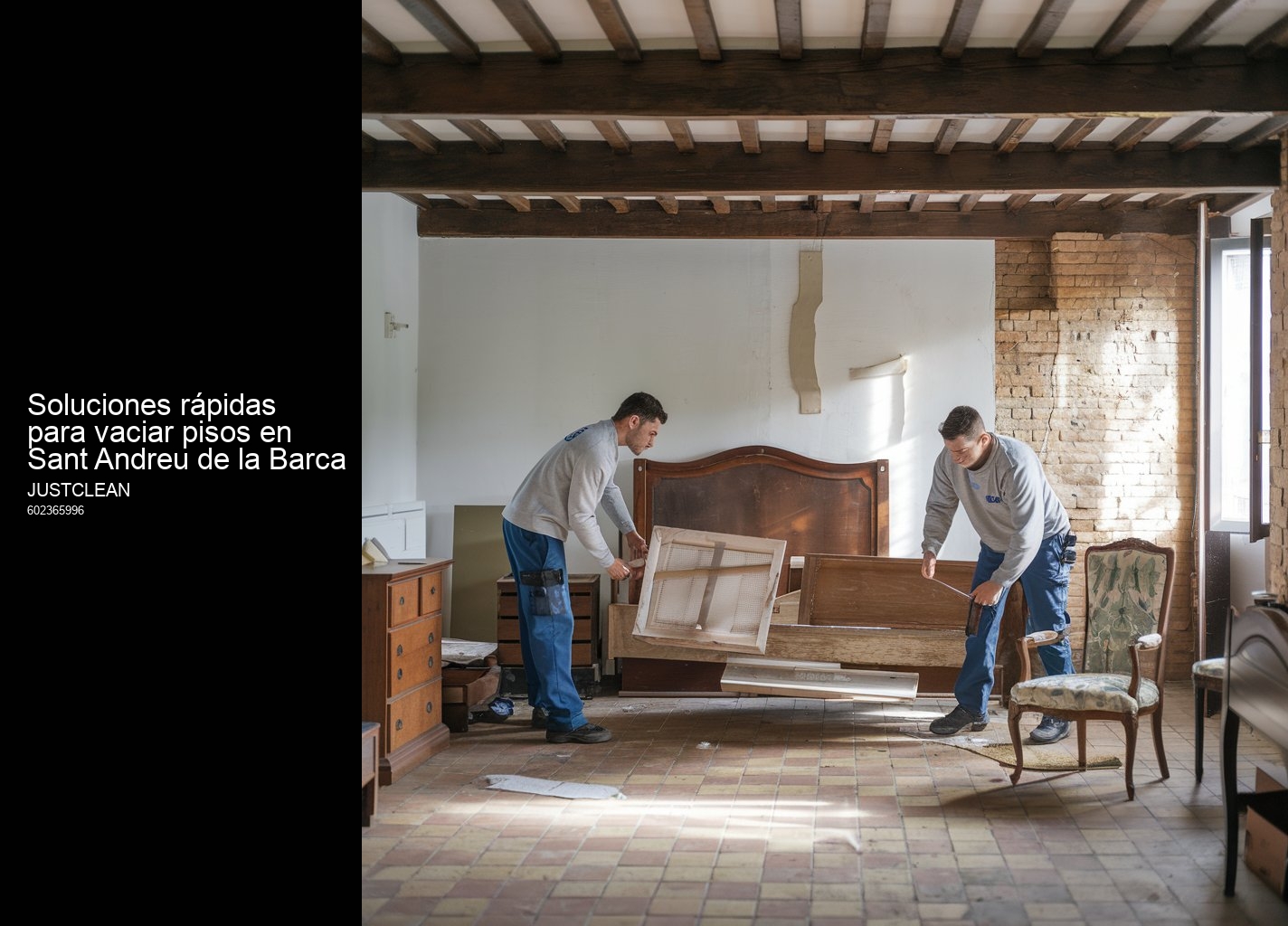 Soluciones rápidas para vaciar pisos en Sant Andreu de la Barca