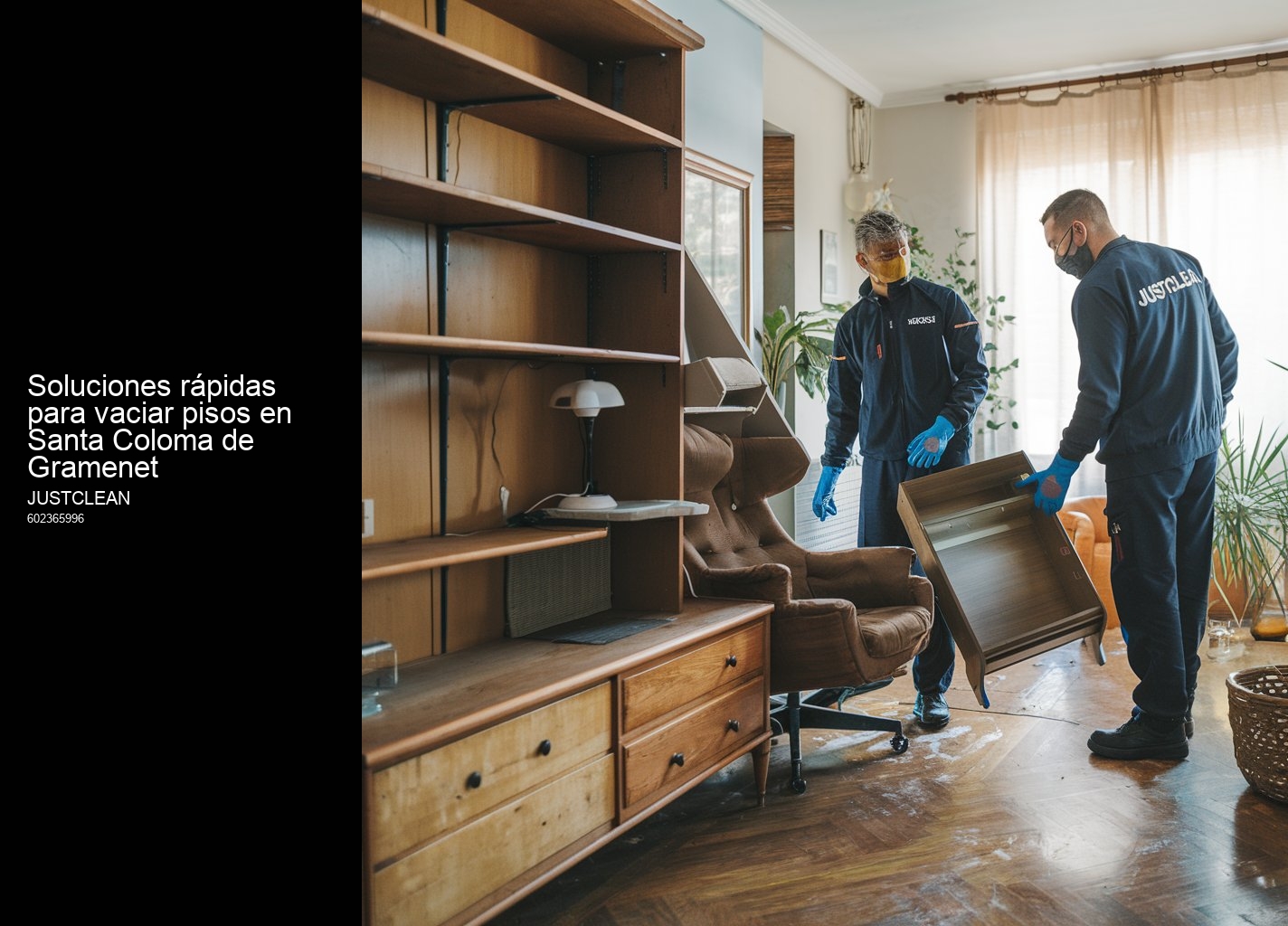 Soluciones rápidas para vaciar pisos en Santa Coloma de Gramenet