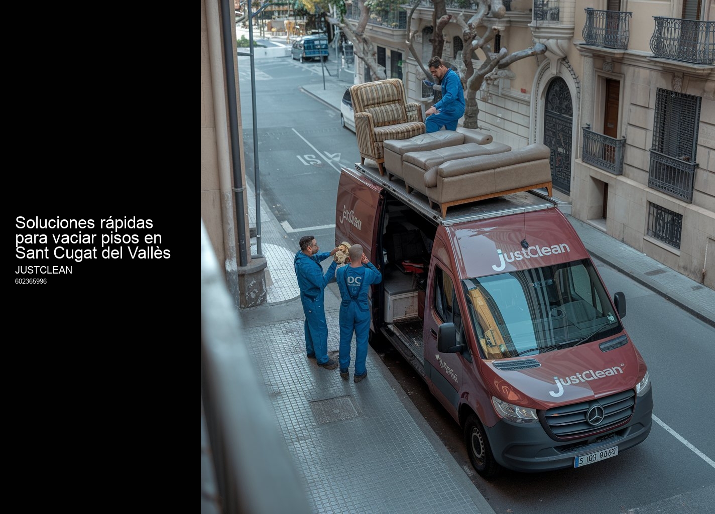 Ventajas de vender muebles usados a JustClean en Sant Cugat del Vallès