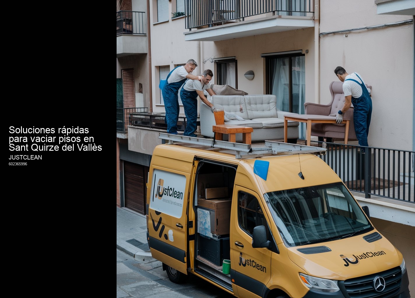 Ventajas del servicio de vaciado gratuito de JustClean